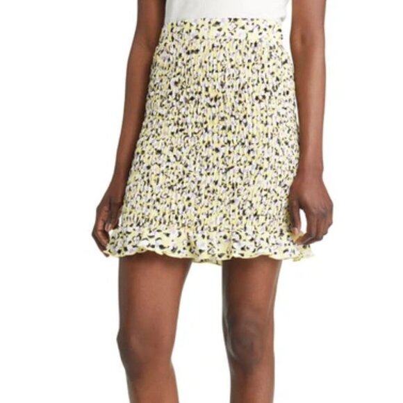 Vero Moda Dresses & Skirts - Vero Moda Olia Floral Skirt In Lemon Meringue Aop Olea
